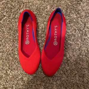 Rothy’s ~ size 7.5 ~ red